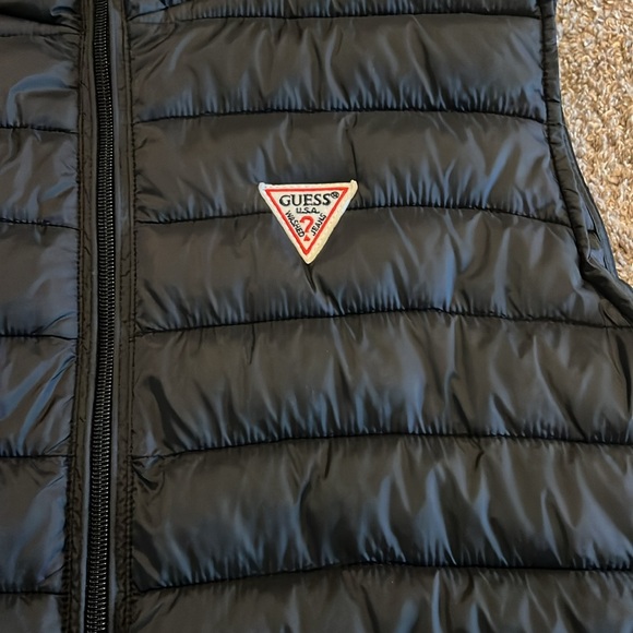Guess Puffer Hooded Vest - Picture 2 of 5